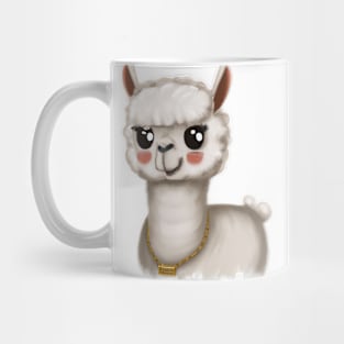 Cute Aplaca Drawing Mug